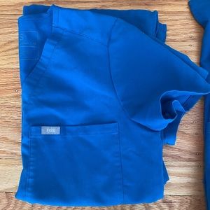 FIGS Catarina top Alps Blue